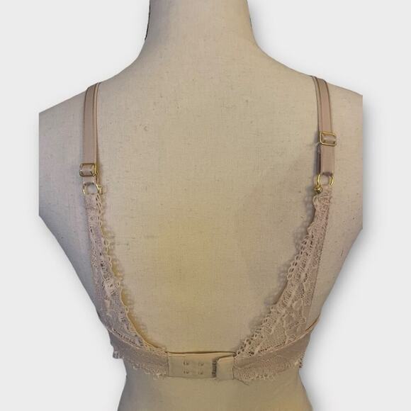 Soma Beige Embraceable Enchanting Lace Push-Up -Pale Sand Size 34A - Picture 10 of 14